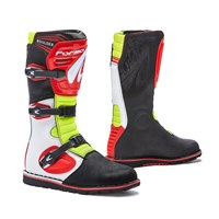 BOOT BOULDER TRIALS WHITE/RED/FLO YELLOW 46